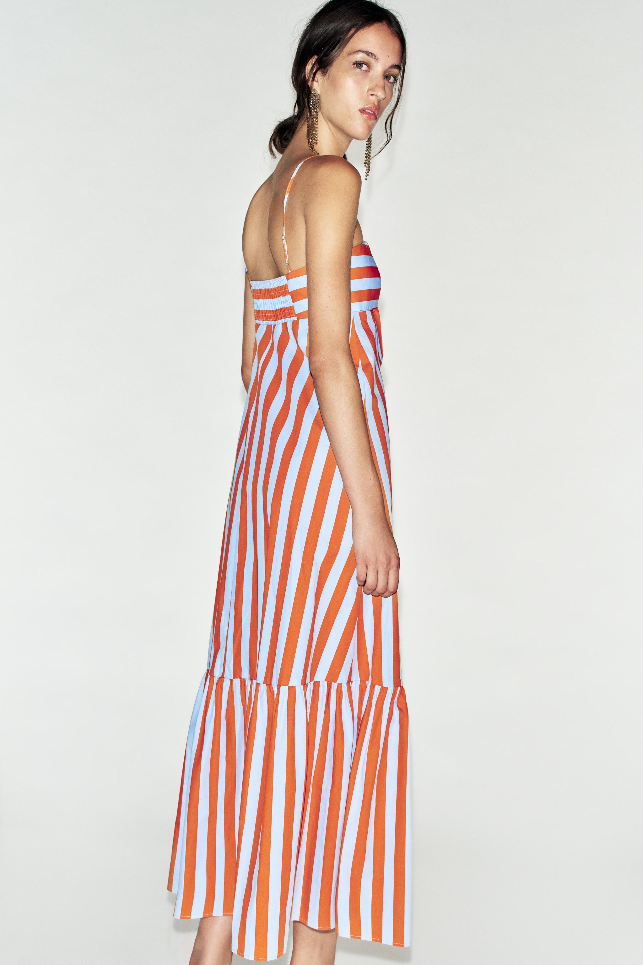 ROBE À RAYURES AVEC NŒUD